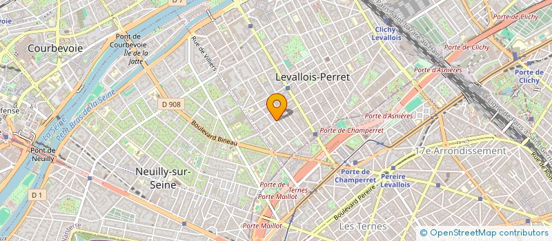 localisation de l'entreprise BEL-AIR LEVALLOIS à LEVALLOIS-PERRET