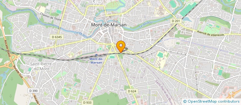 localisation de l'entreprise BEL'AIR MUSIQUE  MONT-DE-MARSAN