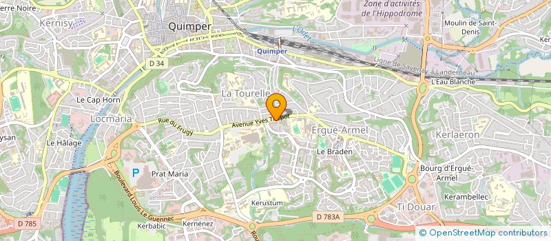 localisation de l'entreprise BEL AIR NOTAIRE à QUIMPER