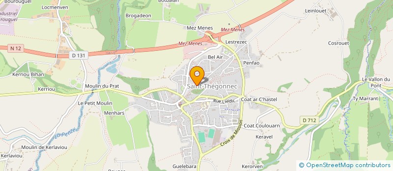 localisation de l'entreprise BEL AIR PARTICIPATIONS  SAINT-THEGONNEC LOC-EGUINER