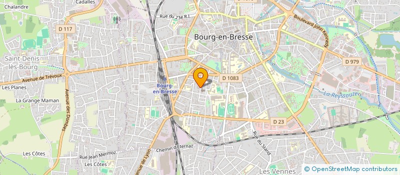 localisation de l'entreprise BEL AIR REALISATIONS à BOURG-EN-BRESSE