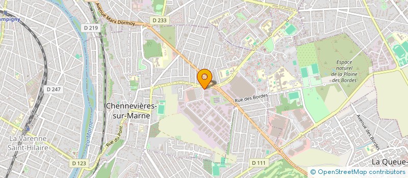 localisation de l'entreprise BEL AIR SARL à CHENNEVIERES-SUR-MARNE
