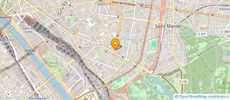 localisation de l'entreprise BEL AIR SUD  PARIS