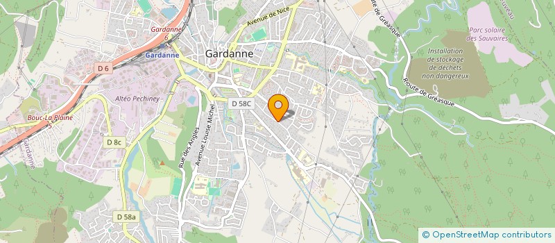 localisation de l'entreprise BEL AIR SUITES à GARDANNE