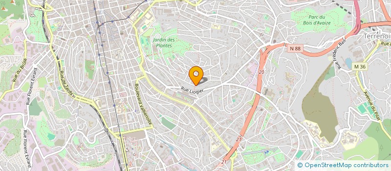 localisation de l'entreprise BEL AIR VITAMINES  SAINT-ETIENNE