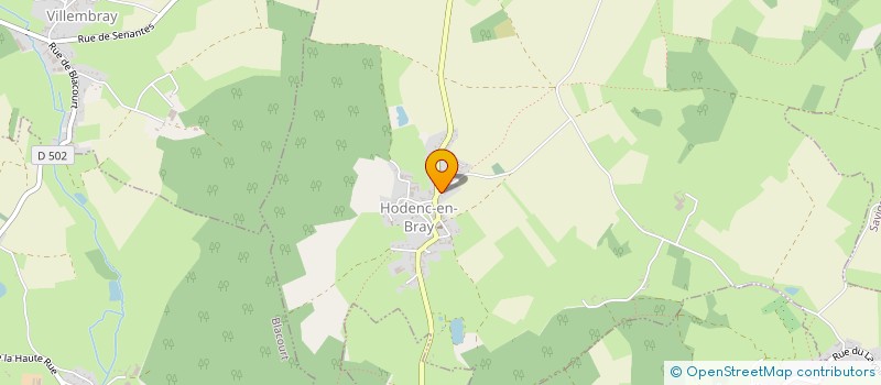 localisation de l'entreprise BEL AMES  HODENC-EN-BRAY