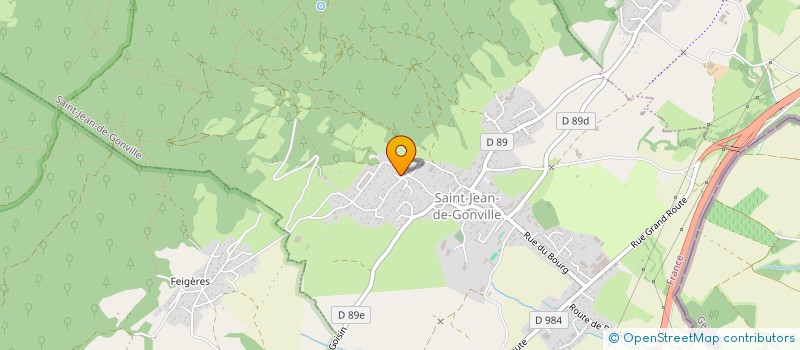localisation de l'entreprise BEL ANGE à SAINT-JEAN-DE-GONVILLE