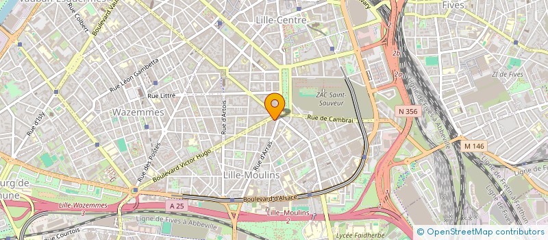 localisation de l'entreprise BEL ANGE à LILLE