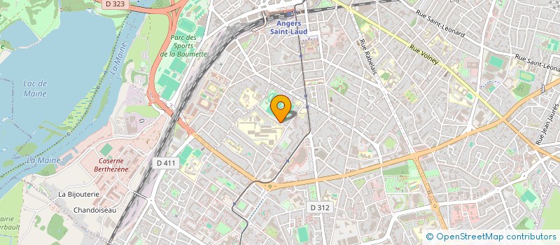 localisation de l'entreprise BEL'ANGERS à ANGERS