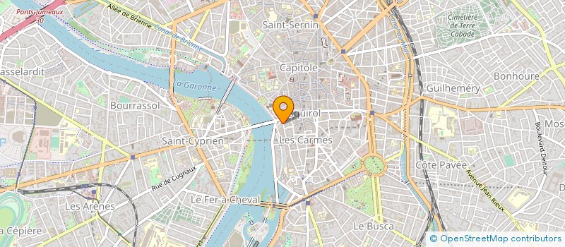 localisation de l'entreprise BEL'ART  TOULOUSE