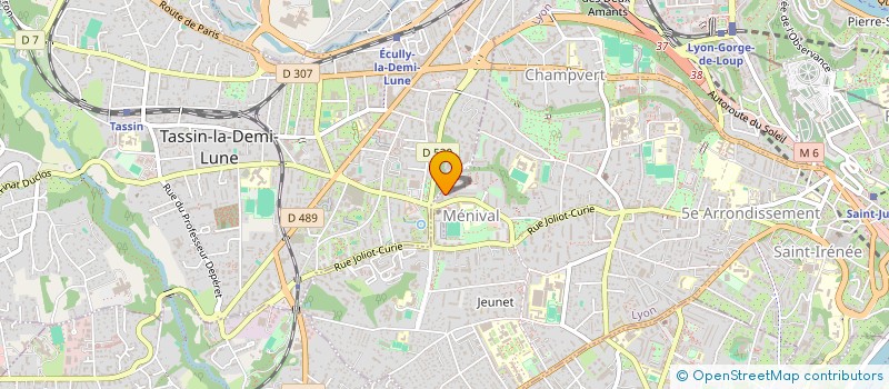 localisation de l'entreprise BEL'ART  LYON