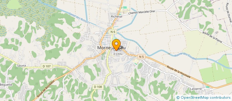 localisation de l'entreprise BEL ART PEINTURE à MORNE-A-L'EAU