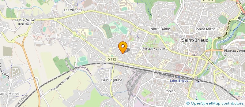 localisation de l'entreprise BEL ARVOR TAXI à SAINT-BRIEUC