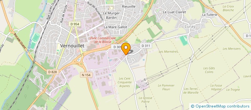 localisation de l'entreprise BEL'AUTOS SERVICES à VERNOUILLET