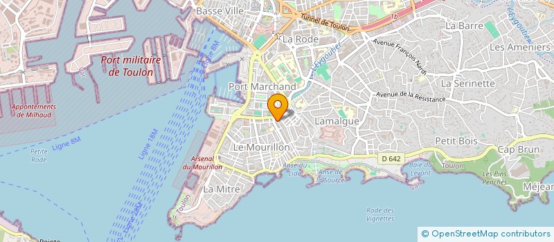 localisation de l'entreprise BEL'AVENIR  TOULON