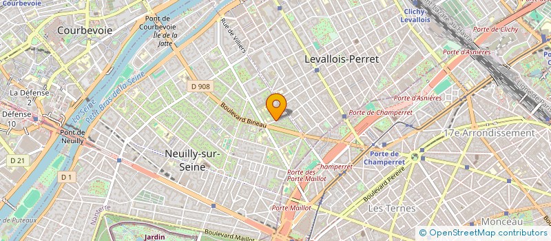 localisation de l'entreprise BEL-AVENIR à NEUILLY-SUR-SEINE