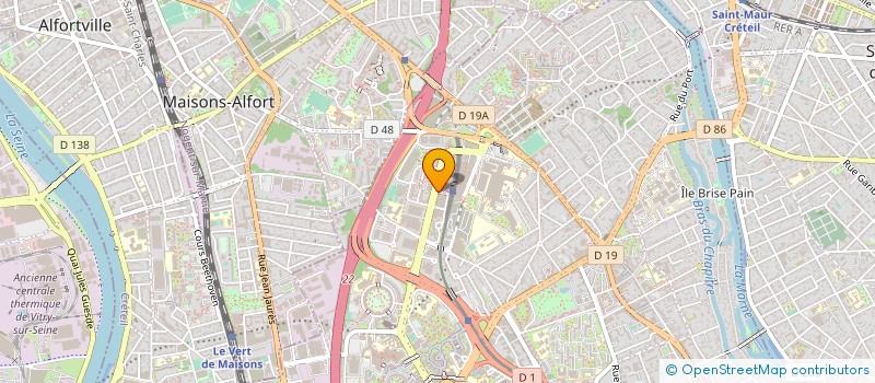 localisation de l'entreprise BEL'AVIE à CRETEIL