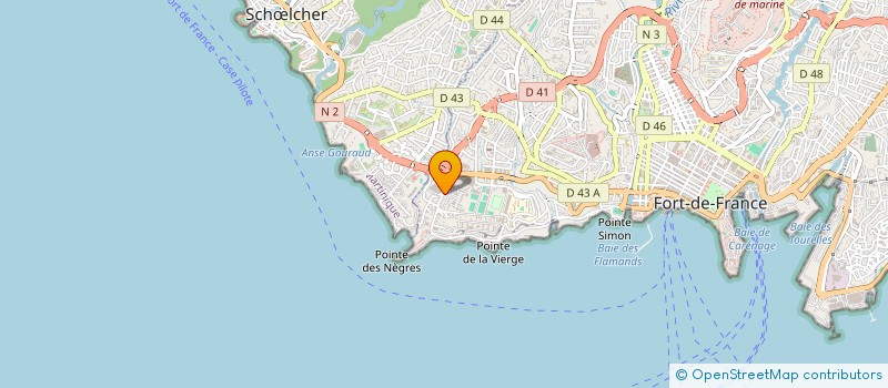 localisation de l'entreprise BEL AZUR à FORT-DE-FRANCE