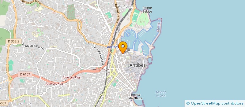 localisation de l'entreprise BEL-AZUR  ANTIBES