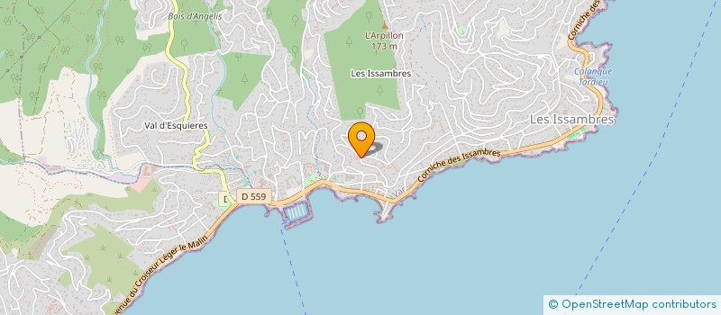 localisation de l'entreprise BEL AZUR  ROQUEBRUNE-SUR-ARGENS