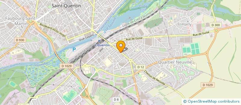 localisation de l'entreprise BEL BATI à SAINT-QUENTIN