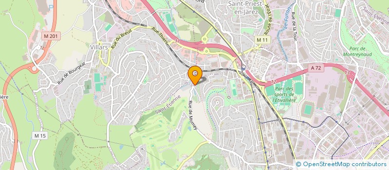 localisation de l'entreprise BEL BATIMENT  SAINT-ETIENNE