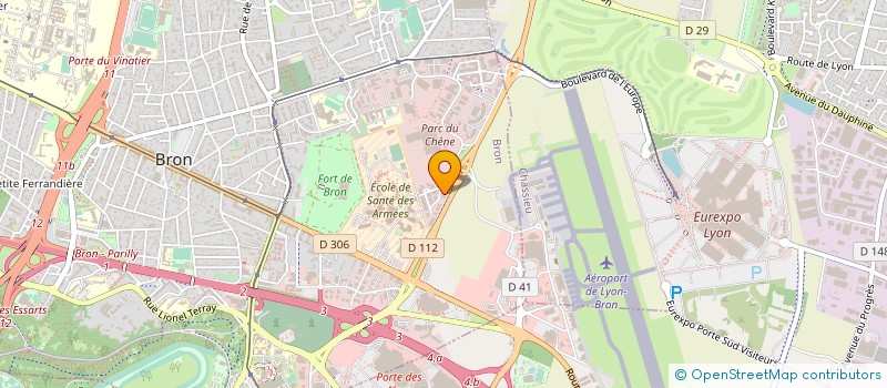 localisation de l'entreprise BEL BUREAU D'ETUDES LYONNAIS à BRON