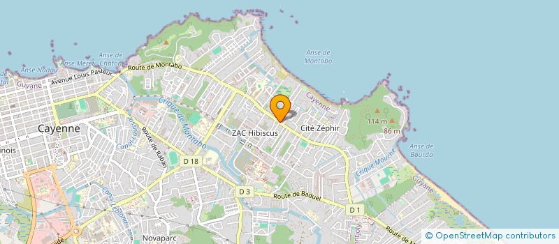 localisation de l'entreprise BEL CHIVE BY JENNY  CAYENNE