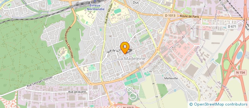 localisation de l'entreprise BEL COIF à EVREUX