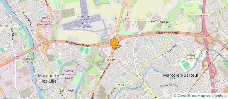localisation de l'entreprise BEL COLOR à MARCQ-EN-BARŒUL