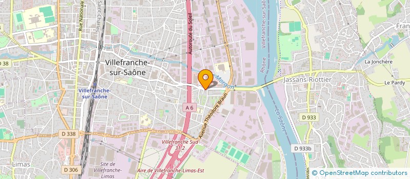 localisation de l'entreprise BEL'COUPE à VILLEFRANCHE-SUR-SAONE