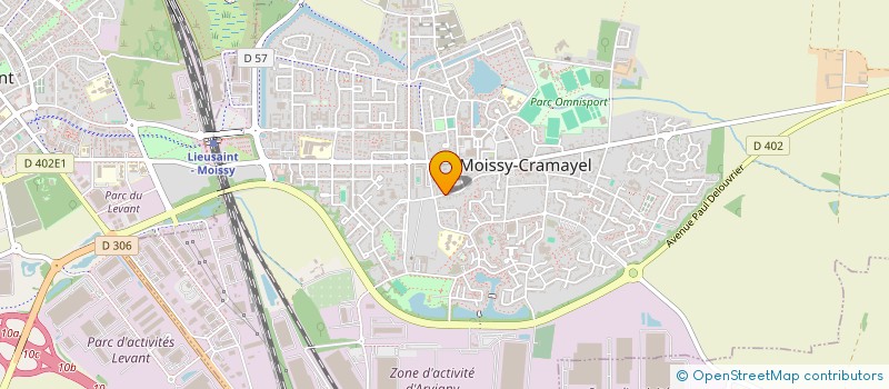 localisation de l'entreprise BEL COUV  MOISSY-CRAMAYEL