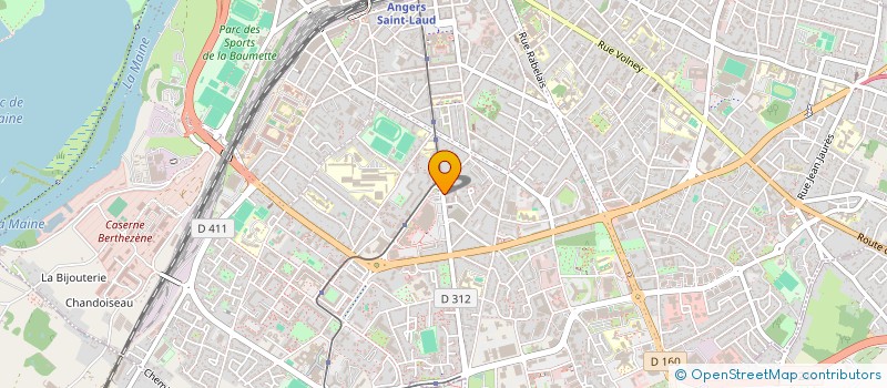 localisation de l'entreprise BEL EBAT à ANGERS