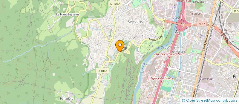 localisation de l'entreprise BEL EDEN  SEYSSINS