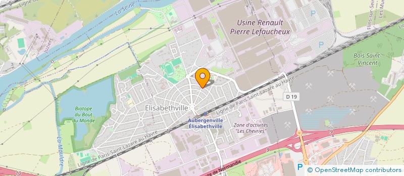 localisation de l'entreprise BEL EDEN  AUBERGENVILLE