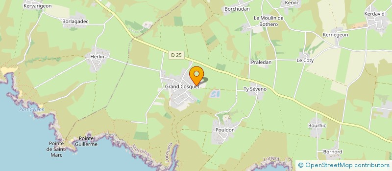 localisation de l'entreprise BEL EDEN PAYSAGISTE  LOCMARIA