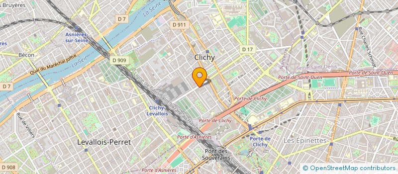 localisation de l'entreprise BEL'EM à CLICHY