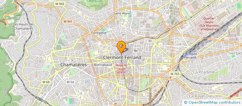 localisation de l'entreprise BEL ENCLOS  CLERMONT-FERRAND