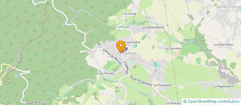 localisation de l'entreprise BEL ENTOUR'AGE à POLLIONNAY