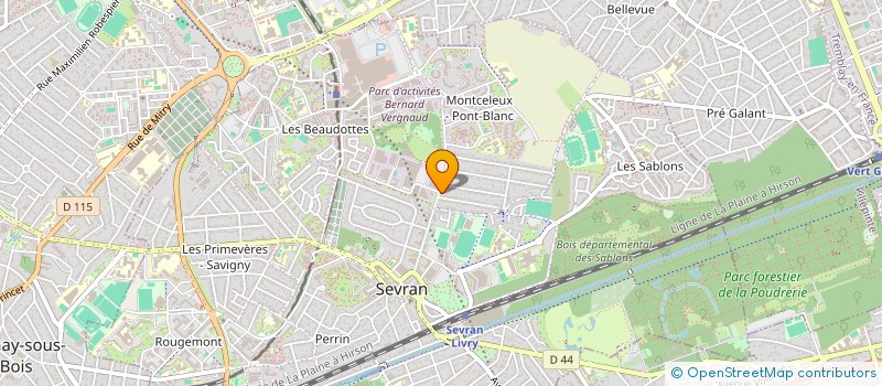 localisation de l'entreprise BEL EPI à SEVRAN