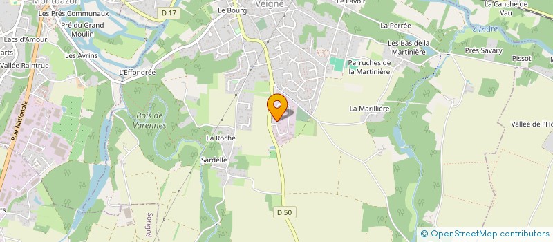 localisation de l'entreprise BEL-ESVRES à VEIGNE
