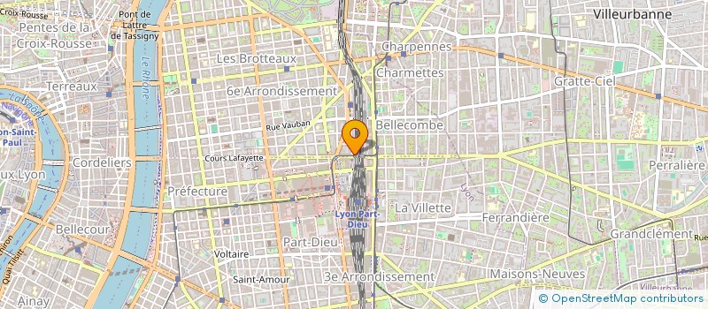 localisation de l'entreprise BEL ET TRAN  LYON