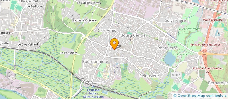 localisation de l'entreprise BEL ET ZEN  ST-HERBLAIN