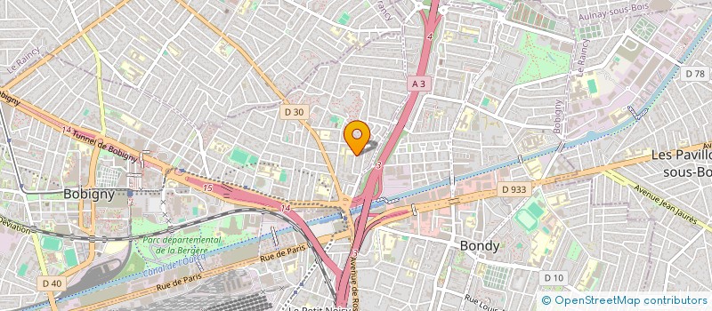 localisation de l'entreprise BEL EVEIL à BOBIGNY