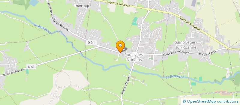 localisation de l'entreprise BEL FONCIER  POUILLY-LES-NONAINS