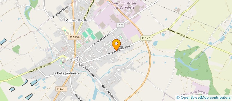 localisation de l'entreprise BEL FONCIER  LE CONTROIS-EN-SOLOGNE