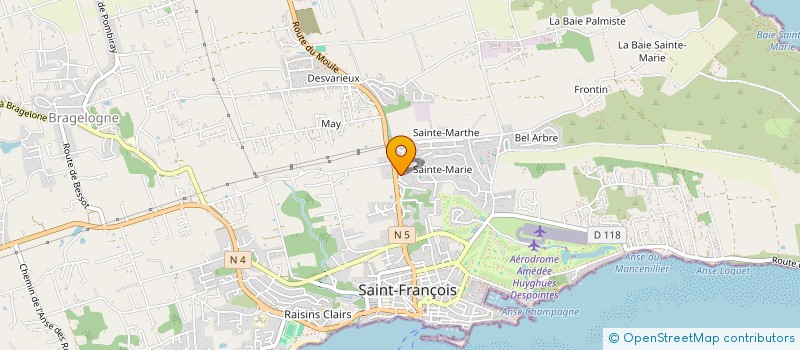 localisation de l'entreprise BEL'GADER à SAINT-FRANCOIS
