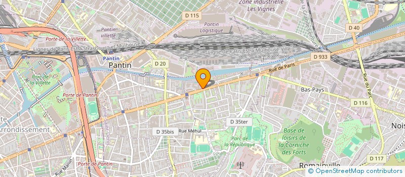 localisation de l'entreprise BEL GHARBIA SEL à PANTIN
