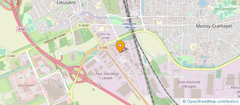 localisation de l'entreprise BEL HABITAT FRANCAIS 77 à MOISSY-CRAMAYEL