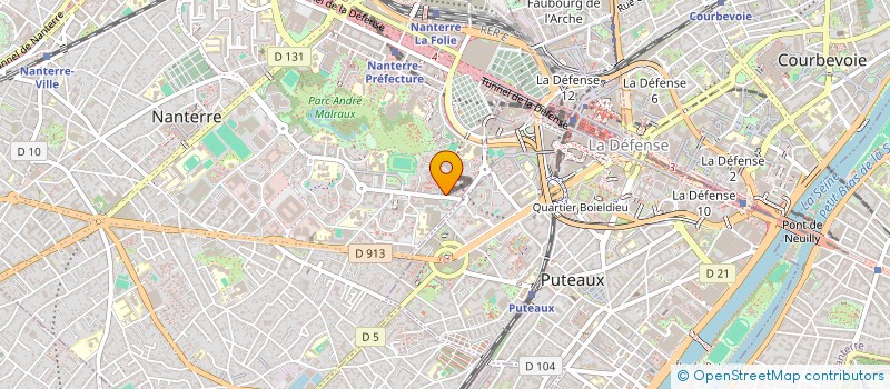 localisation de l'entreprise BEL'HAIR  NANTERRE